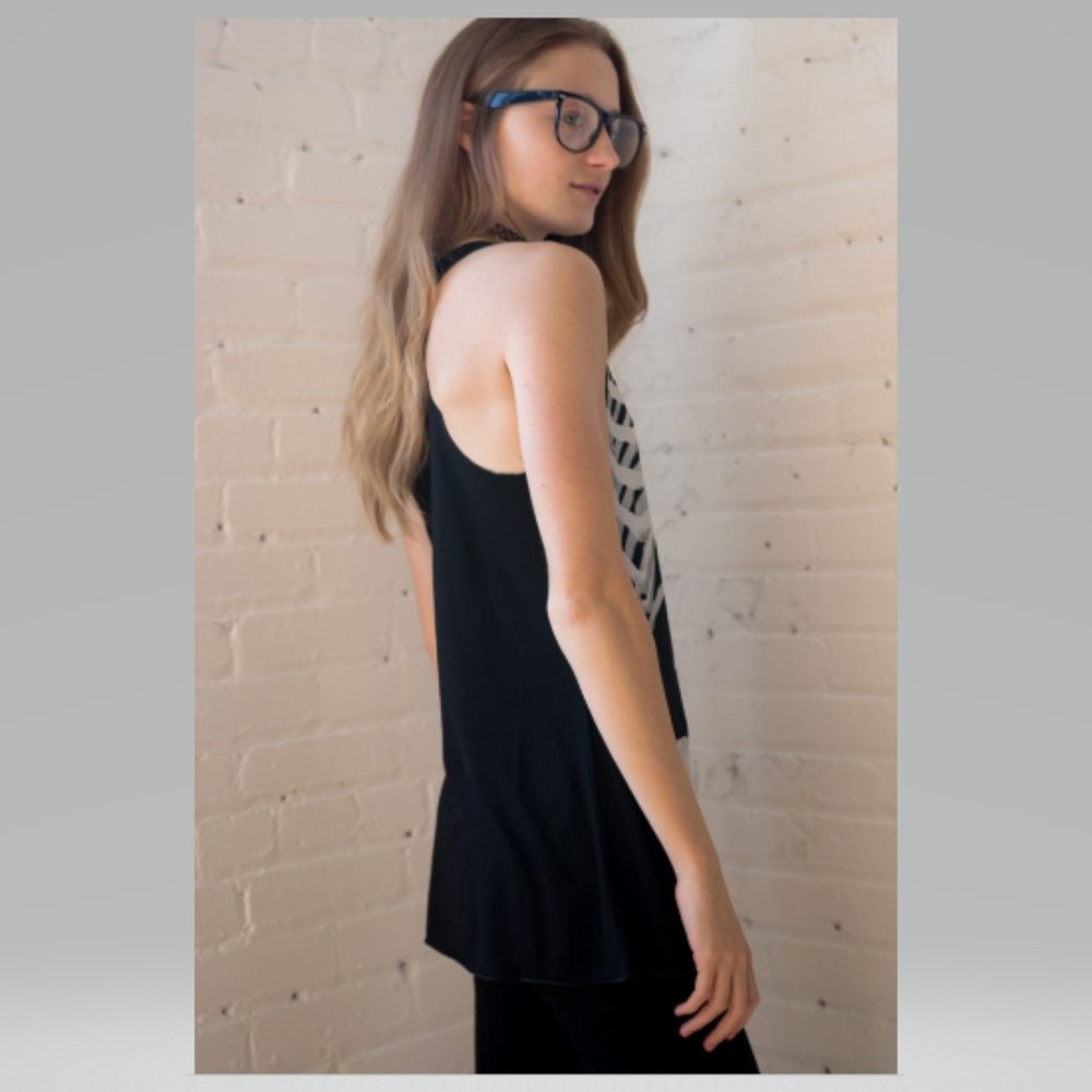 Skeletal Print Tank Top View 2